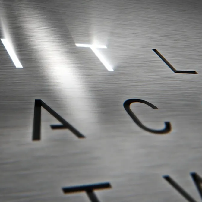 Qlocktwo Classic - Brushed Stainless Steel