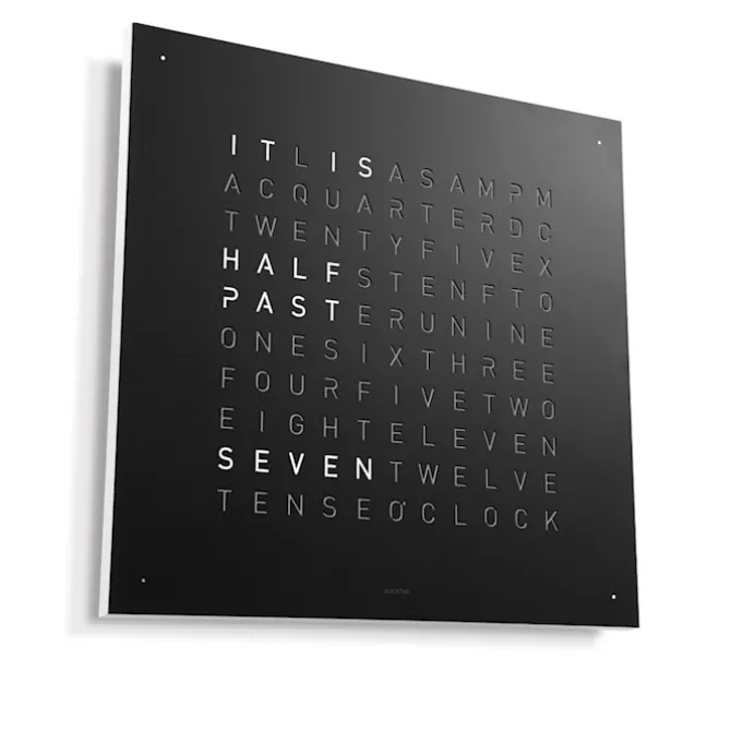 Qlocktwo Large - Black Pepper