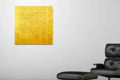 Qlocktwo Large Creators Edition - Gold