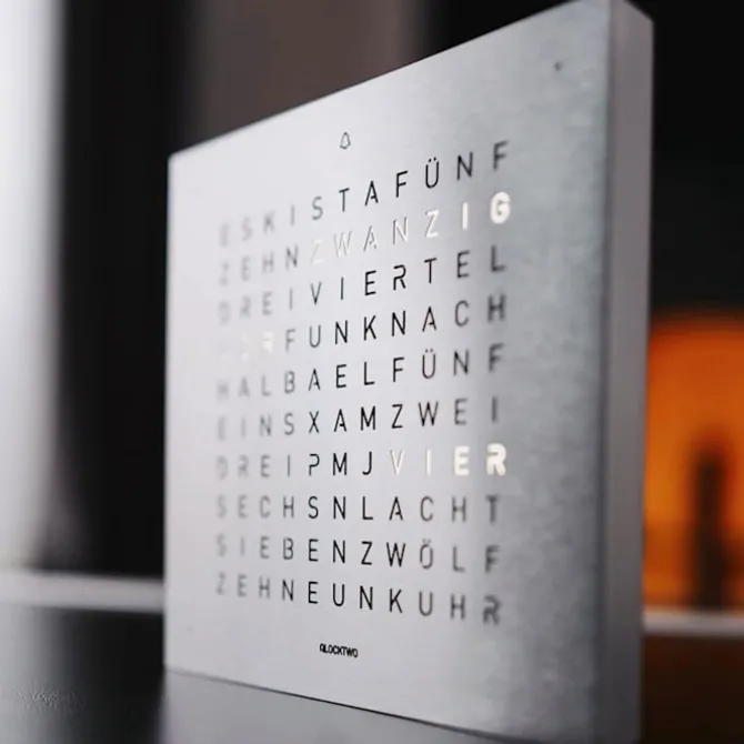 Qlocktwo Touch Special Edition - Full Metal