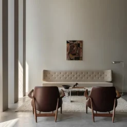 Radiohus 3-seters sofa i eik
