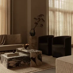 Radiohus 3-seters sofa i eik
