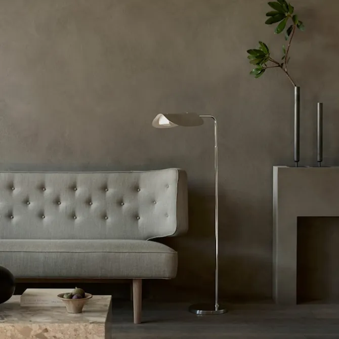 Radiohus 3-seters sofa valnøtt