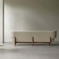 Radiohus 2-seters sofa valnøtt