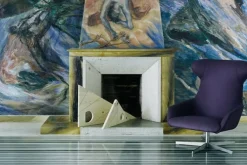 Reader High Swivel Armchair