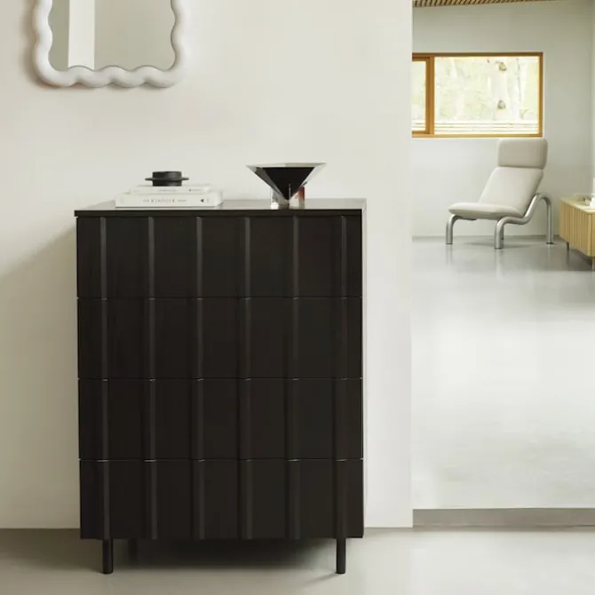Rib Dresser 4 Drawers