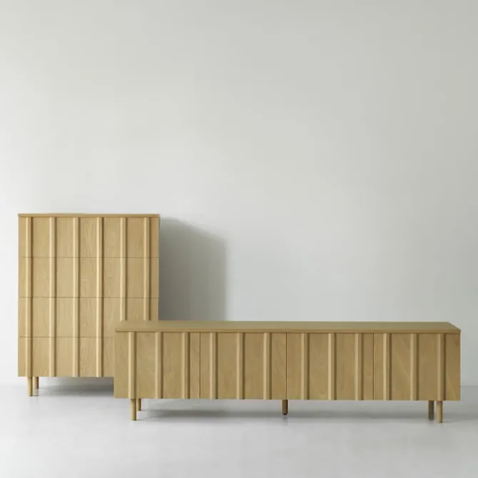 Rib Sideboard Low