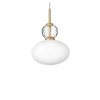Rizzatto 32 Satin Brass/Opal White