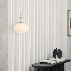 Rizzatto 32 Satin Brass/Opal White