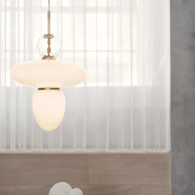 Rizzatto 43 Satin Brass/Opal White
