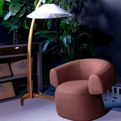 Ruff Small Swivel Armchair