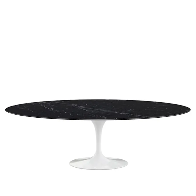 Saarinen Oval spisebord 244 cm White