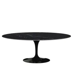 Saarinen Oval spisebord 198 cm Black