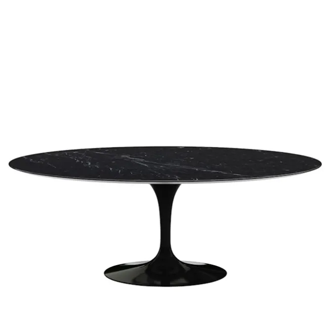 Saarinen Oval spisebord 198 cm Black