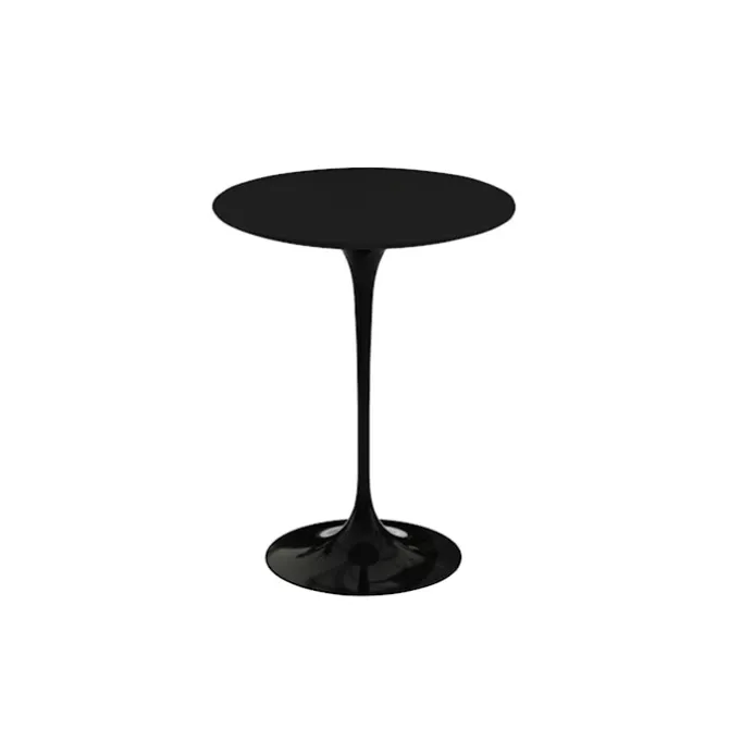 Saarinen Round sidebord Ø 41 cm Black