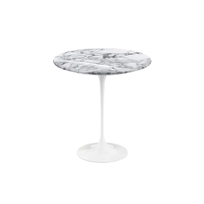 Saarinen Round sidebord Ø 51 cm White