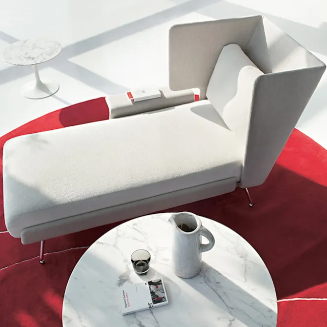 Saarinen Round sidebord Ø 51 cm White