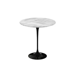 Saarinen Round sidebord Ø 51 cm Black