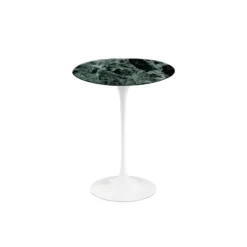 Saarinen Round sidebord Ø 41 cm White