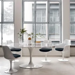 Saarinen Round spisebord Ø 120 cm White
