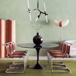 Saarinen Round spisebord Ø 120 cm Black