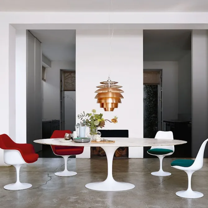 Saarinen Tulip lenestol White