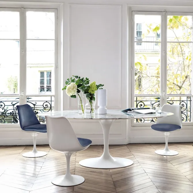 Saarinen Tulip stol White
