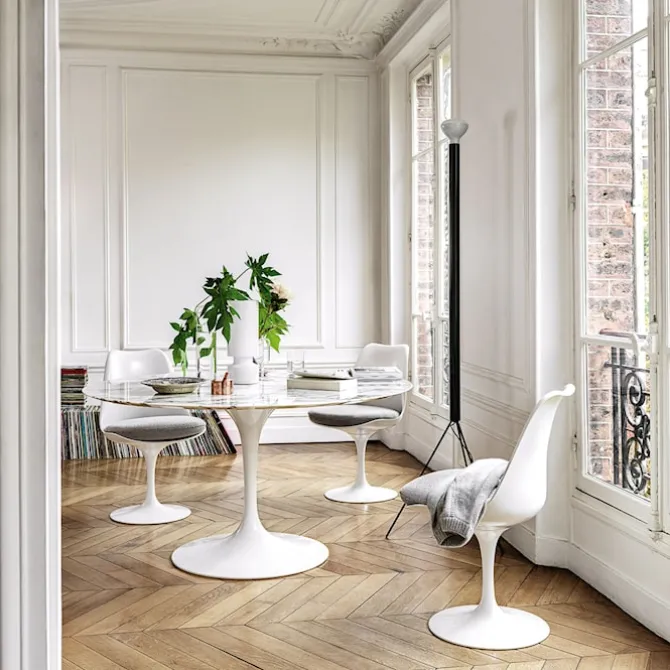 Saarinen Tulip stol White