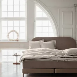 Satina Dynetrekk Beige