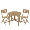 Selandia spisegruppe rundt bord Ø94cm & 2 stoler