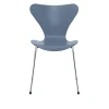 Series 7 stol 3107 farget askfiner stålram krom