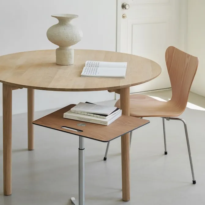 Series 7 stol 3107 trefiner stålram krom