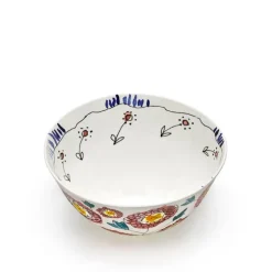Serving Bowl L Anemone Milk