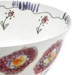 Serving Bowl L Anemone Milk