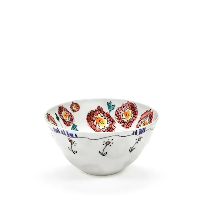 Serving Bowl M Anemone Milk - Set of 2