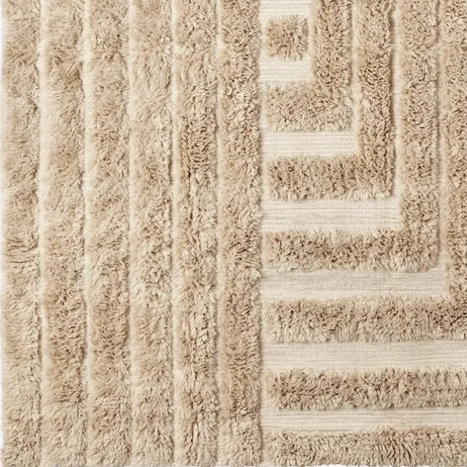 Shaggy Labyrinth Beige