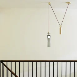 Shape Up Pendant Cylinder Midnight blue