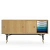 Sideboard Cold med lådor Dark oiled oak Veneer