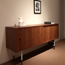 Sideboard utan lådor Dark oiled oak Veneer
