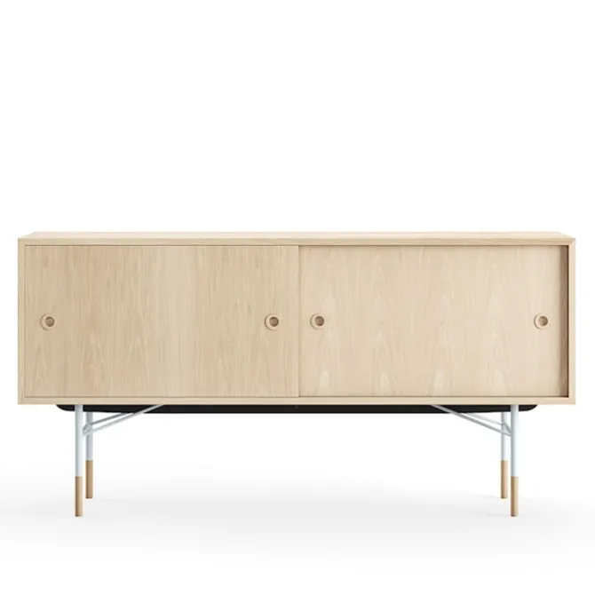 Sideboard utan lådor Oak Veneer