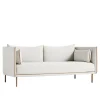 Silhouette 2-seters sofa Cognac Piping/Oiled Oak