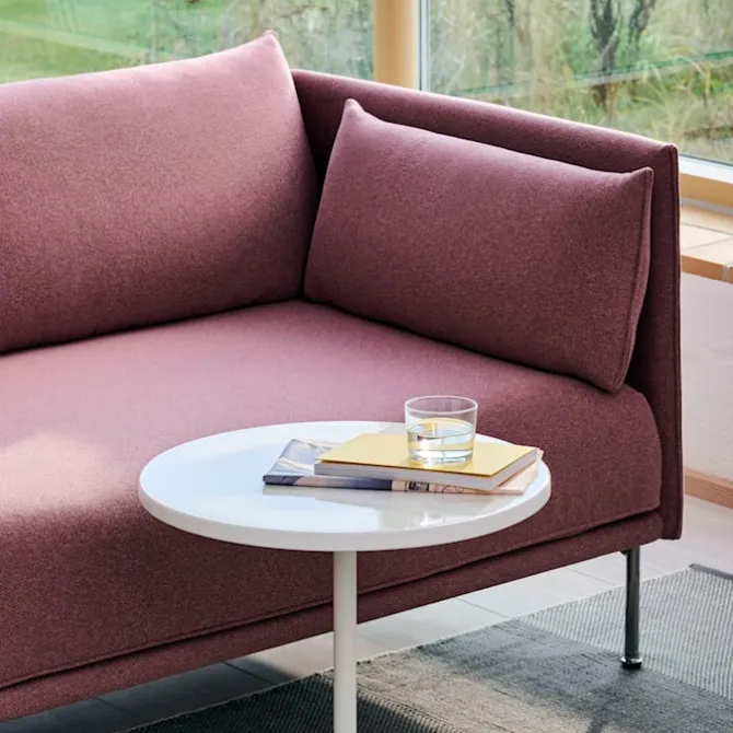 Silhouette 2-seters sofa Cognac Piping/Oiled Oak