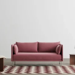 Silhouette 3-seters sofa Matching Piping/Oiled Oak