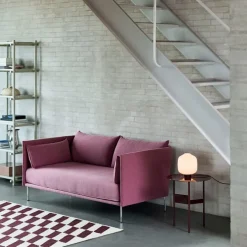 Silhouette 3-seters sofa Matching Piping/Oiled Oak