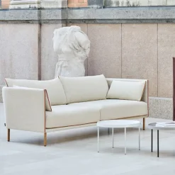 Silhouette 3-seters sofa Matching Piping/Oiled Oak