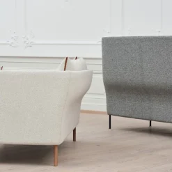 Silhouette 3-seters sofa Matching Piping/Oiled Oak
