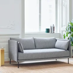 Silhouette 3-seters sofa Matching Piping/Oiled Oak