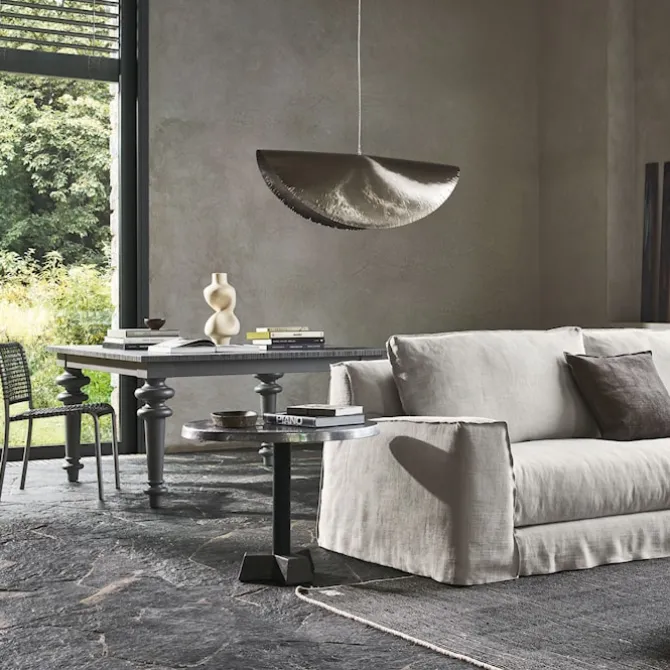 Silver Suspension Lamp