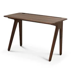Slab Desk Small Fumed Oak