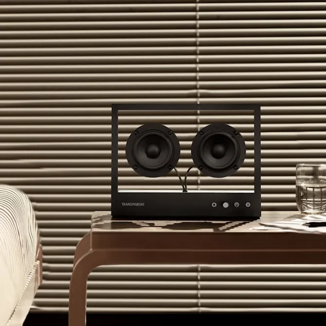 Small Transparent Speaker